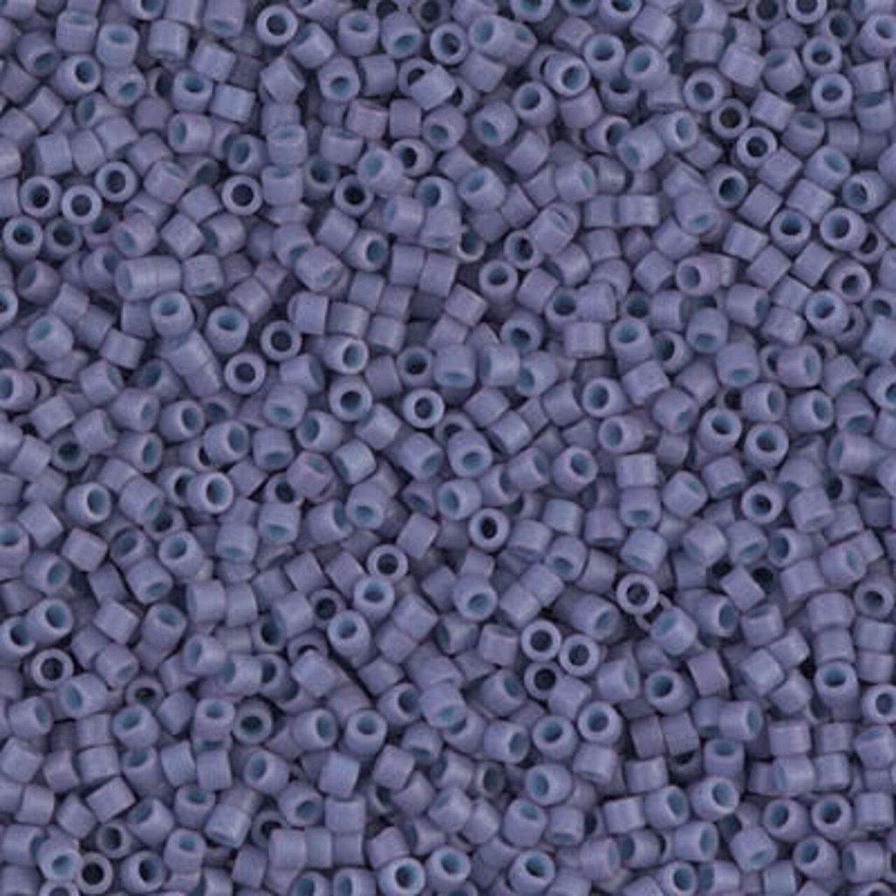 Miyuki Delica Bead 11/0, DB0799, Dyed Semi-Frosted Opaque Lavender, 5 grams